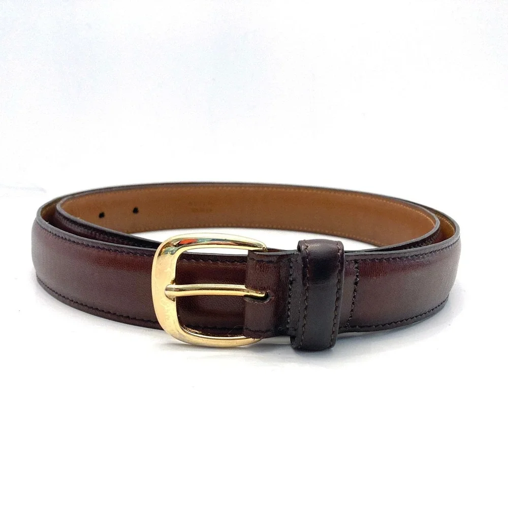 Cole Haan A1676 Brown Leather Belt Mens 40 1-1/8